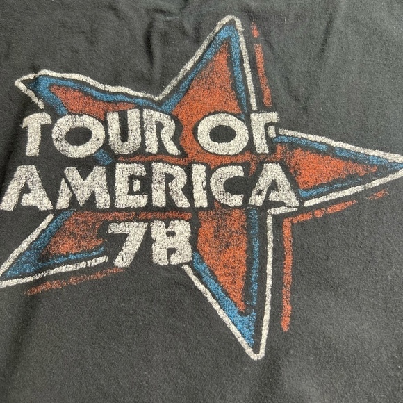 The Rolling Stones Band Tee Tour of America 78 Size Large - Picture 7 of 7